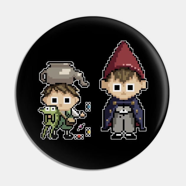 Wirt and Greg Pixel Art Pin by NatliseArt