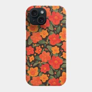 Marmalade Bush. Streptosolen jamesonii Pattern Phone Case