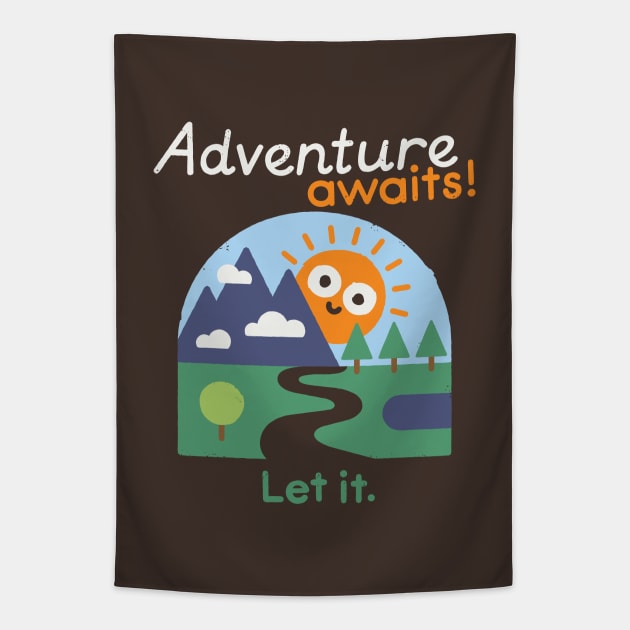 The Road Not Taken Tapestry by David Olenick