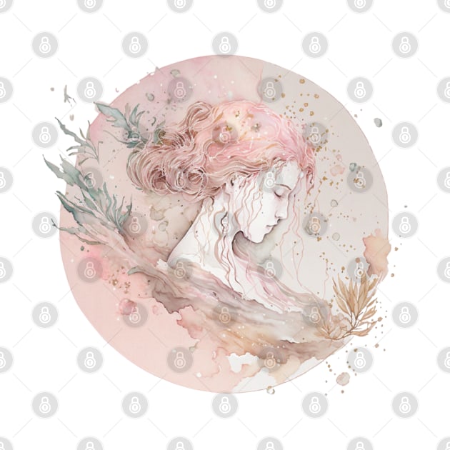 Watercolor Zodiac - Virgo by Goddess Designs