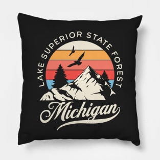 Lake Superior State Forest Michigan Pillow