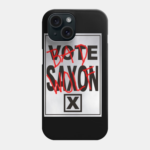 Bad Saxon Poster Phone Case by NevermoreShirts