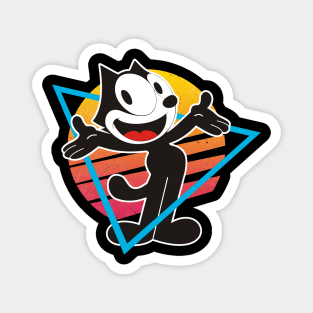 Feline Fun Felix the Cat's Cartoon Capers Magnet