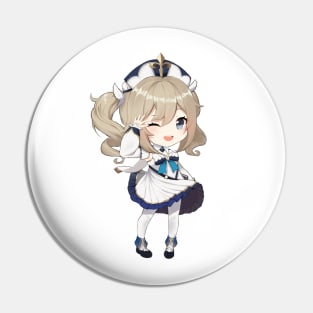 Barbara chibi Genshin Impact Pin