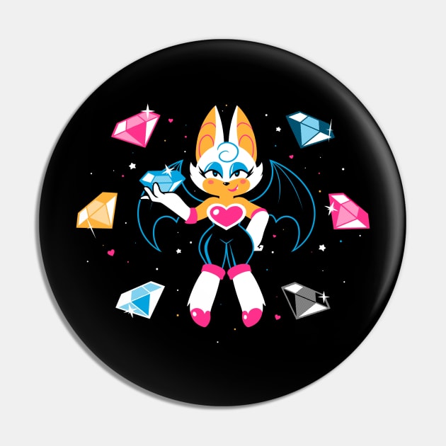 Gem Thief Pin by Ohsadface