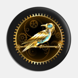 Mechanical Bird ( Steampunk Bird ) Pin