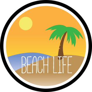 Beach Life T-Shirt Magnet