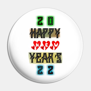 happy new year's 2022 for couple Pin