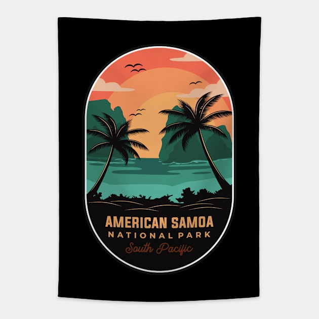 American Samoa National Park Tapestry by Mark Studio