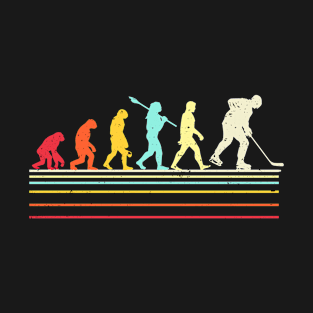 Ice Hockey Evolution Hockey Player T-Shirt