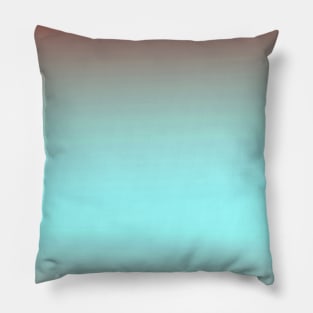 brown red blue abstract texture art Pillow