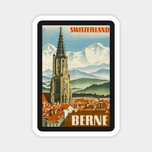 Berne,Switzerland,Travel Poster Magnet