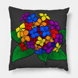 LGBT Pride Flower Hydran-gay Pillow