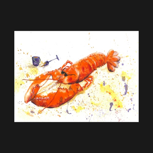 Sunbathing Lobster by CorinneMatus