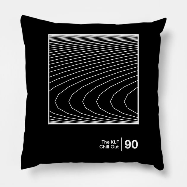 Chill Out / Minimalist Graphic Artwork Pillow by saudade