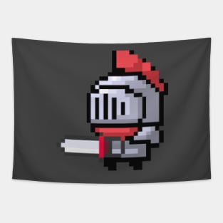 Pixel Art Knight Tapestry