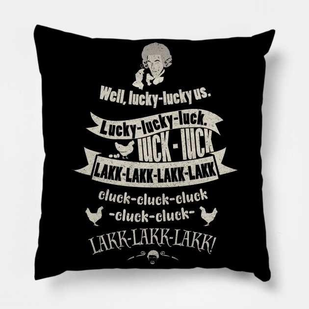 Lucky Lucky US (Blackadder) Pillow by BOEC Gear