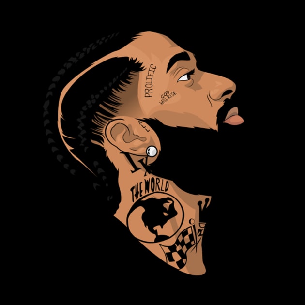 Nipsey Hussle by Heulwen Team