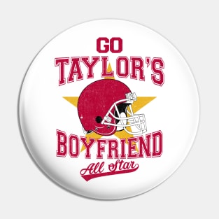 Go Taylor's Boyfriend All Star KC Football Pin