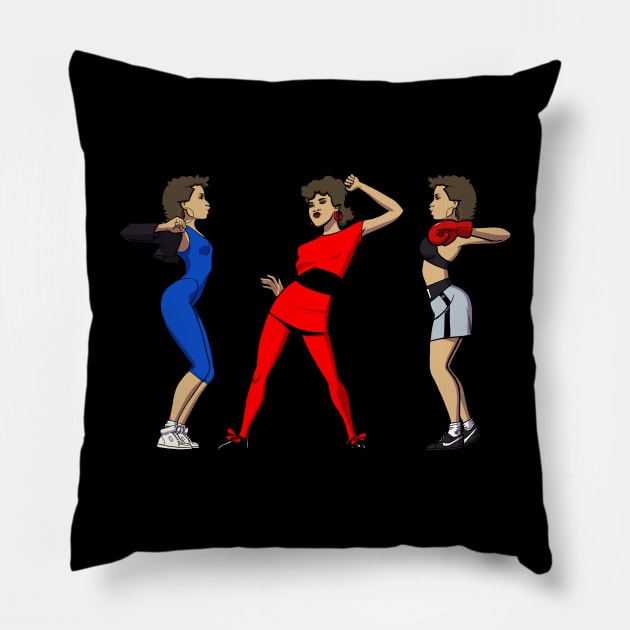 Fight The Power (no text) Pillow by Hologram Teez