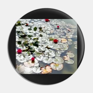 lily Pond Silvered by the Sun Pin