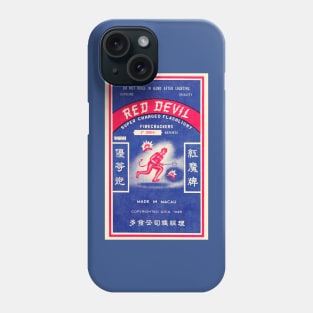 VINTAGE FIRECRACKER RED DEVIL MADE IN MACAU Phone Case