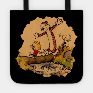 Retro Calvin and Hobbes Tote