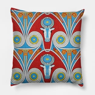 Ancient Egyptian Woven Pattern APIS BULL Pillow