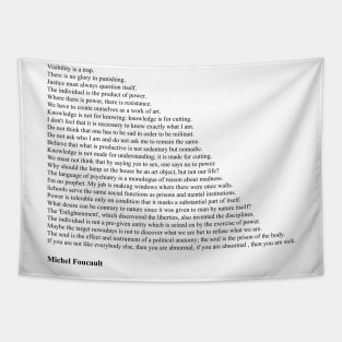 Michel Foucault Quotes Tapestry