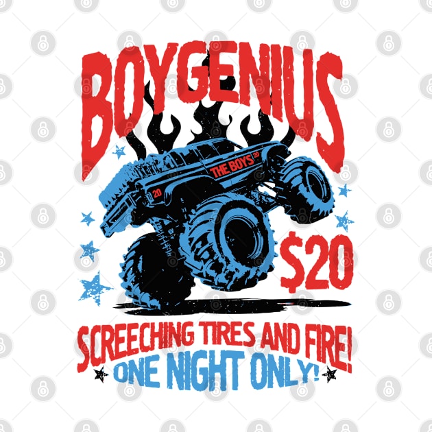 Boygenius Merch Monster Truck