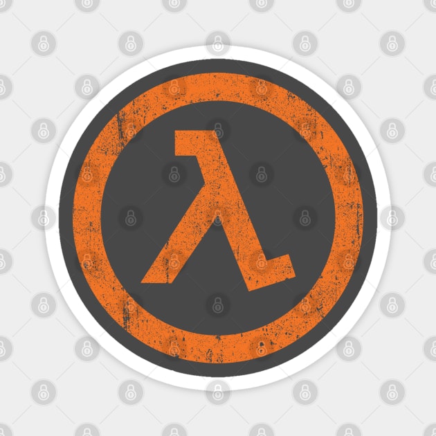 Half Life Lamba Symbol Magnet by huckblade