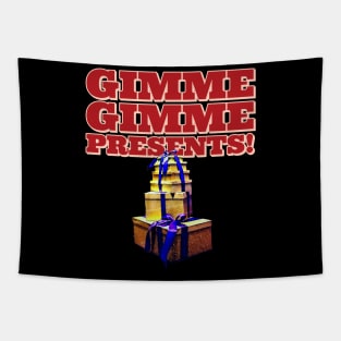 Gimme Gimme Presents Gold Tapestry