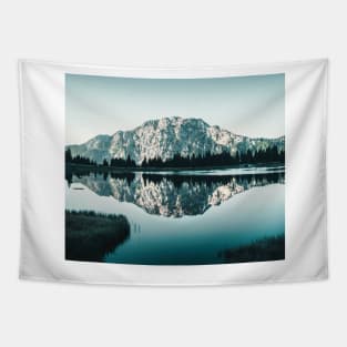 Forest Mountains River Tapestry