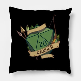 Dnd Ranger D20 dice Pillow