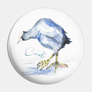 Blue Coot Pin