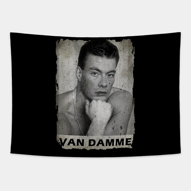 Van Damme Tapestry by WHITE ANGEL STUDIO