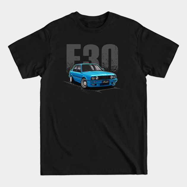 Discover Classic E30 Gang (Ocean Blue) - Classic Car - T-Shirt