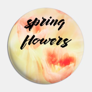 Tulips - Spring Flowers Abstract Pin