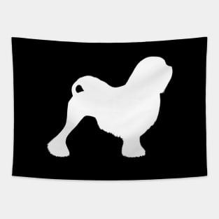 Lowchen Dog Silhouette Tapestry