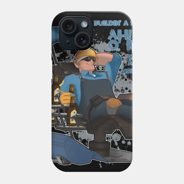 Blue Engineer - Team Fortress 2 Phone Case by Domadraghi