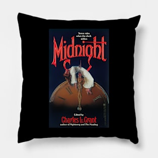 Midnight 1980s book cover Pillow