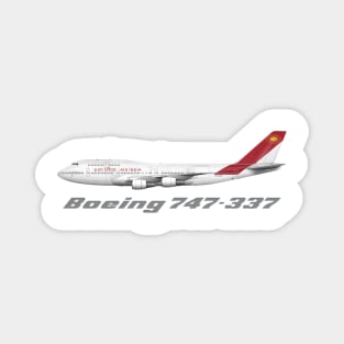 Air India 747-300 Tee Shirt Version Magnet