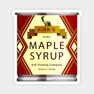 Kirk's Maple Syrup Magnet