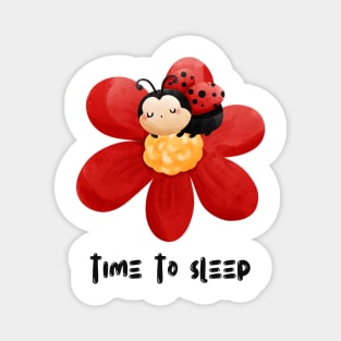 Ladybug | Time To Sleep Design Magnet