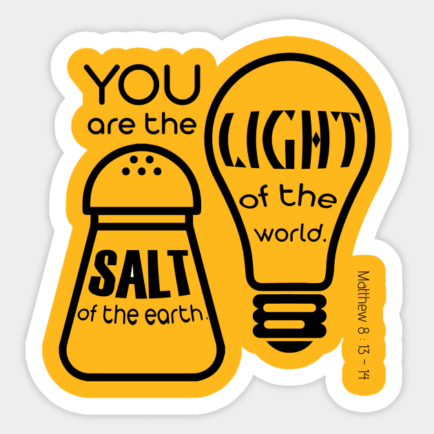 Light of the World Bible Verse Stickers