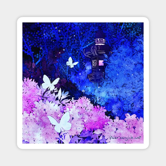 Luna Butterfly Shrine Magnet by venglehart