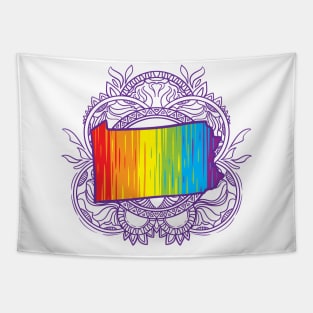 Pennsylvania Mandala Pride Tapestry