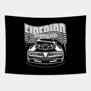 TRANS AM FIREBIRD (White Print) Tapestry