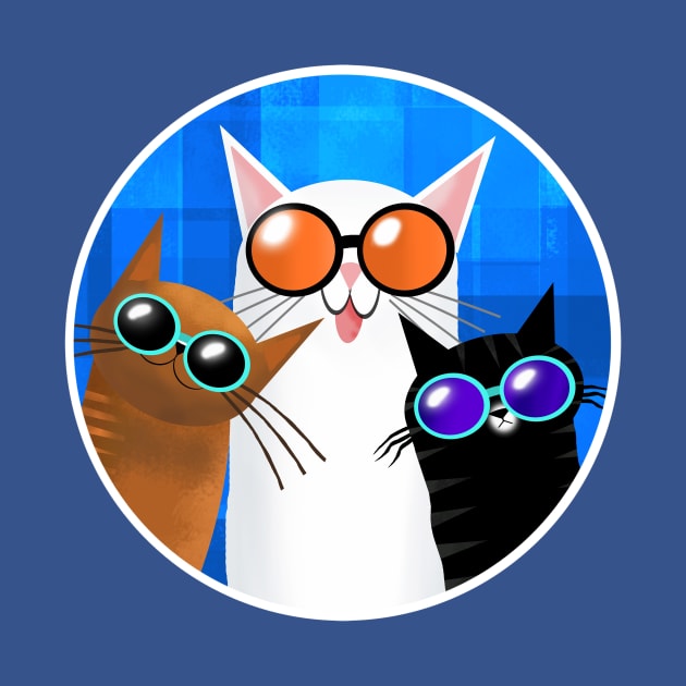 Three Cool Cats by Scratch