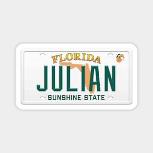 Julian License Plate - FL Magnet